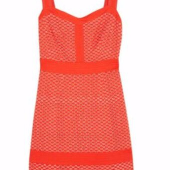 NWT $395 Tory Burch 'Berdine' Orange / White Printed Dress in size 2! - Picture 5 of 6